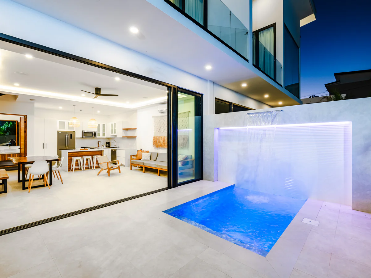 Maitri Villa with Modern Poolside Retreat